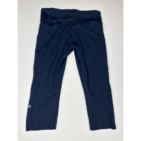 Lululemon true navy fast and free crop II “nulux 19” women’s 12 - Picture 7 of 10